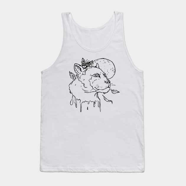 Melting Panther Tank Top by KateVegaVisuarts